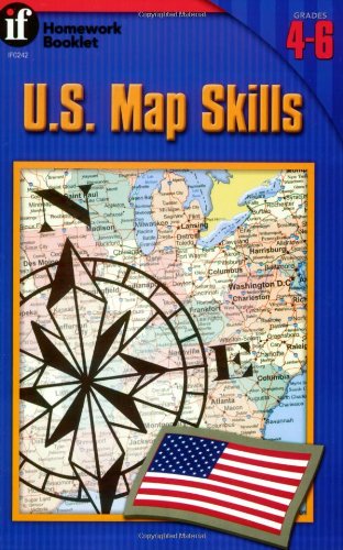Imagen de archivo de U.S. Map Skills Homework Booklet, Grades 4-6 a la venta por Wonder Book