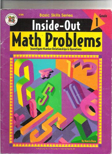 Stock image for Inside-Out Math Problems-Grade 1 for sale by Jenson Books Inc