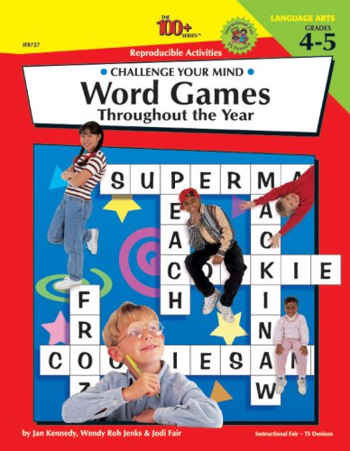 Imagen de archivo de Challenge Your Mind - Word Games - Grades 4 to 5 a la venta por HPB Inc.