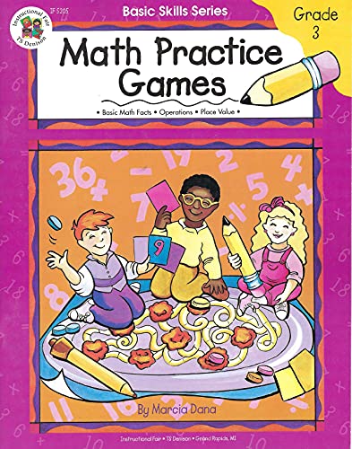 Beispielbild fr Math Practice Games, Grade 3 zum Verkauf von Wonder Book