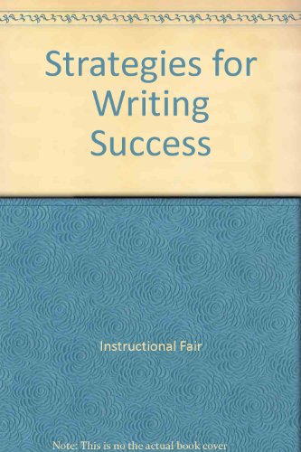 Imagen de archivo de Strategies for Writing Success a la venta por Wonder Book