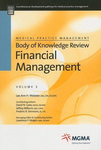 Imagen de archivo de Financial Management (Medical Practice Management Body of Knowledge Review) a la venta por cornacres