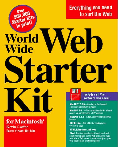 Stock image for World Wide Web Starter Kit for Macintosh/Book and Disk for sale by Ergodebooks