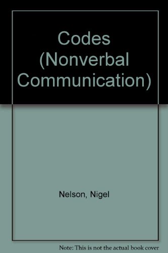 Stock image for Codes (Nonverbal Communication Series) for sale by More Than Words