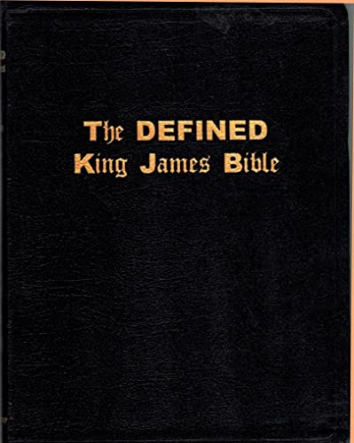 Stock image for Defined King James Bible (Large, Black Leather edition) for sale by Blindpig Books
