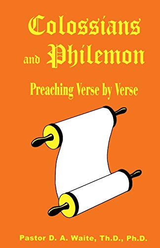 Stock image for Colossians and Philemon: Preaching Verse by Verse for sale by Libris Hardback Book Shop