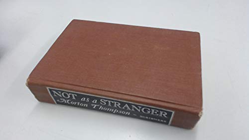 Imagen de archivo de Not As a Stranger a la venta por Front Cover Books