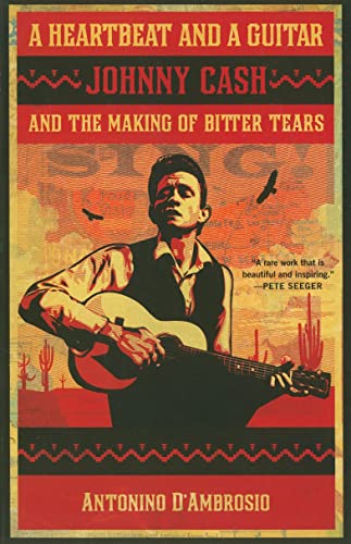 Imagen de archivo de A Heartbeat and a Guitar : Johnny Cash and the Making of Bitter Tears a la venta por Better World Books