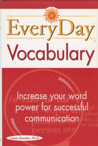 Everyday Vocabulary (9781568658209) by Rozakis, Laurie