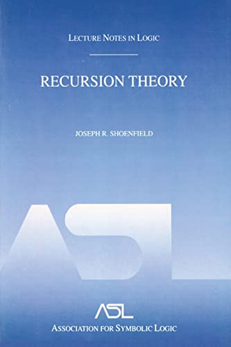 Stock image for Recursion Theory; Lecture Notes in Logic 1. for sale by Lost and Found Books