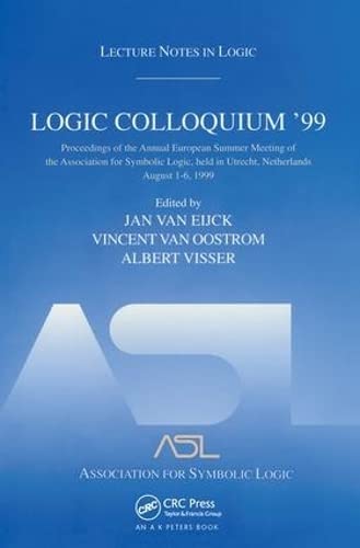 9781568812038: Logic Colloquium '99: Lecture Notes in Logic 17