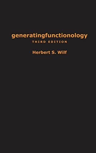 Beispielbild fr generatingfunctionology: Third Edition zum Verkauf von Blackwell's