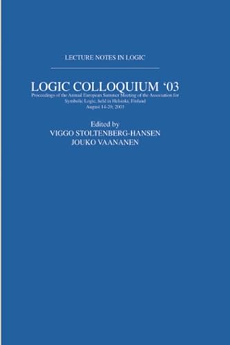 9781568812946: Logic Colloquium '03