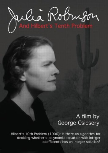 Imagen de archivo de Julia Robinson and Hilbert's Tenth Problem a la venta por Revaluation Books