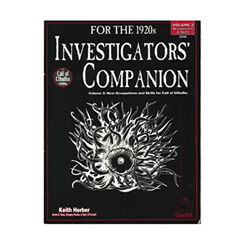 Imagen de archivo de Call of Cthulhu For the 1920s Investigators' Companion Volume 2 Occupations & Skills a la venta por Pat Cramer, Bookseller