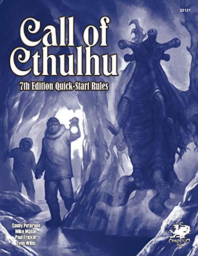 Beispielbild fr Call of Cthulhu 7th Ed. QuickStart zum Verkauf von SecondSale