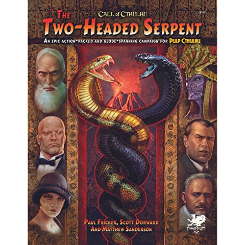 Beispielbild fr The Two-Headed Serpent (Call of Cthulhu Rolpelaying) zum Verkauf von BooksRun