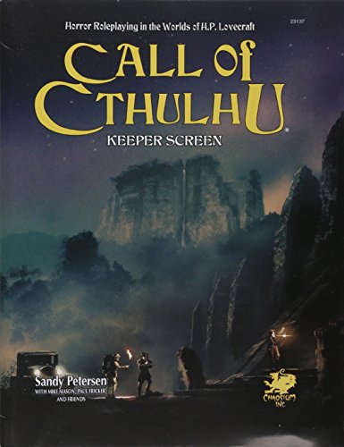 Beispielbild fr Call of Cthulhu Keeper Screen (Call of Cthulhu Roleplaying) zum Verkauf von GF Books, Inc.