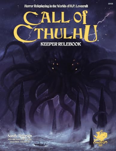 Imagen de archivo de Call of Cthulhu Rpg Keeper Rulebook: Horror Roleplaying in the Worlds of H.p. Lovecraft (Call of Cthulhu Roleplaying) a la venta por Wm Burgett Bks and Collectibles