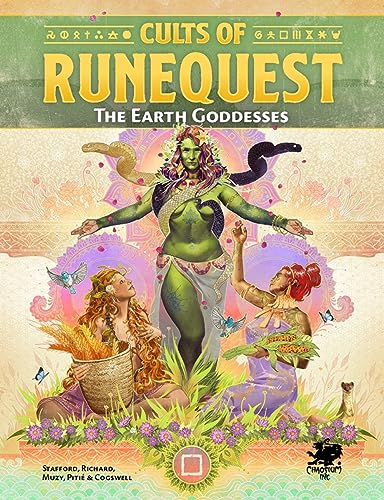 Imagen de archivo de Cults of RuneQuest: The Earth Goddesses [Hardcover] Greg Stafford and Chaosium Inc. a la venta por Lakeside Books