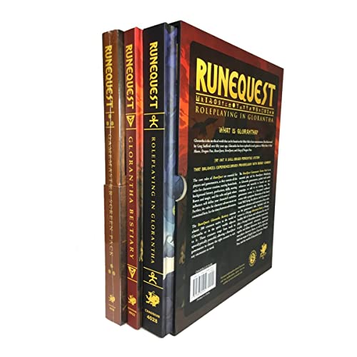 Stock image for RuneQuest: Roleplaying in Glorantha Deluxe slipcase set for sale by GF Books, Inc.