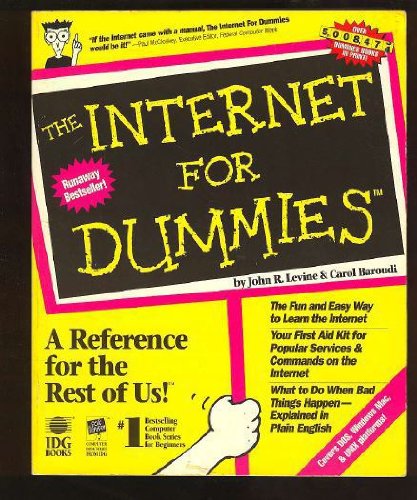 Beispielbild fr The Internet for dummies zum Verkauf von More Than Words