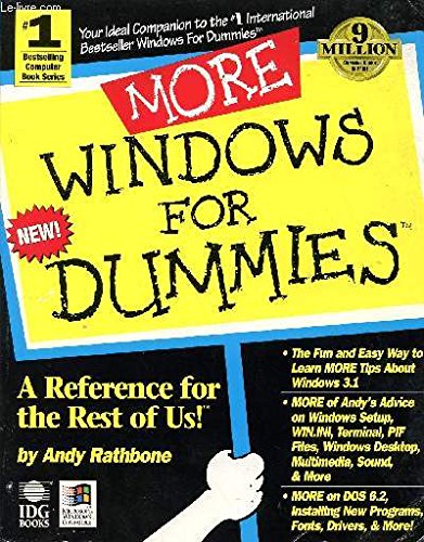 Stock image for More Windows 3.1 for Dummies for sale by Better World Books