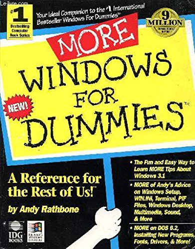 9781568840482: More Windows for Dummies