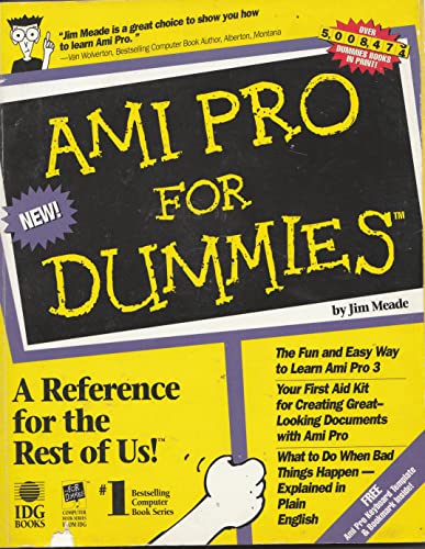 Stock image for Ami Pro For Dummies for sale by Wonder Book