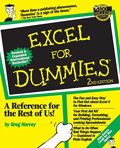 9781568840505: Excel For Dummies, 2nd Edition: 2nd Edition