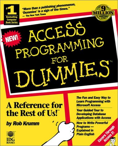 Access Programming For Dummies? (9781568840918) by Krumm, Rob