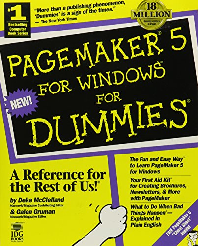 Beispielbild fr PageMaker 5 for Windows for Dummies zum Verkauf von Better World Books