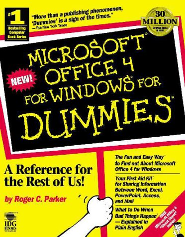 Stock image for Microsoft Office 4 for Windows for Dummies for sale by Blue Vase Books