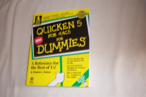 Stock image for Quicken 5 for Macs for Dummies for sale by Front Cover Books