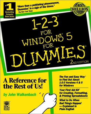 9781568842165: 1-2-3 For Windows 5 for Dummies