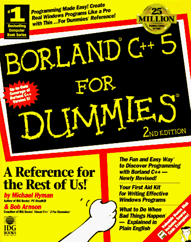 Imagen de archivo de Borland C++5 for Dummies a la venta por Wonder Book