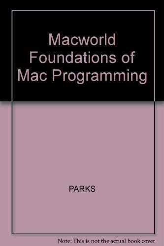 Foundations of Mac Programming (9781568843490) by Sydow, Dan Parks