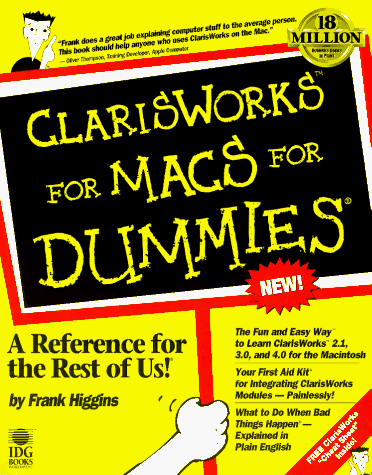 Imagen de archivo de ClarisWorks for Macs for Dummies a la venta por ThriftBooks-Atlanta