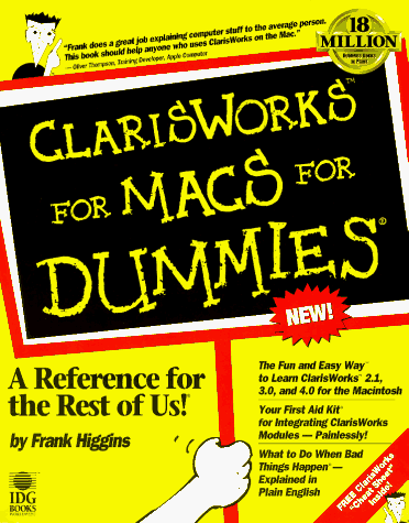 Stock image for Clarisworks for Macs for Dummmies (For Dummies (Computer/Tech)) for sale by Wonder Book