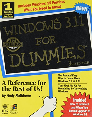 Imagen de archivo de Windows F/Dummies 3.11 a la venta por ThriftBooks-Atlanta