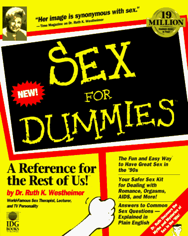 Imagen de archivo de Sex for Dummies : A Reference for the Rest of Us! a la venta por Better World Books