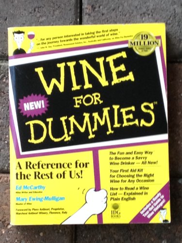 Stock image for Wine for Dummies for sale by SecondSale