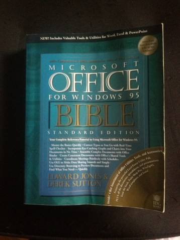 Stock image for Microsoft Office for Windows 95 Bible for sale by Robinson Street Books, IOBA