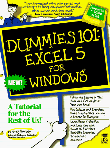 Dummies 101: Excel 5 for Windows (9781568846262) by Harvey, Greg