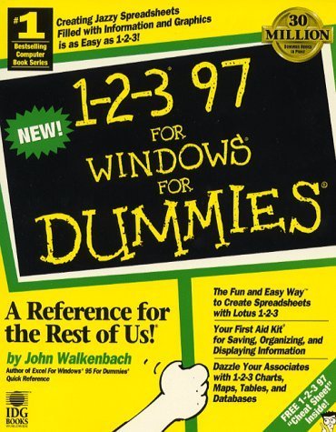 1-2-3 97 For Windows for Dummies (9781568846484) by Walkenbach, John