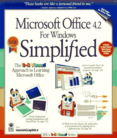 9781568846736: Microsoft Office 4.2 for Windows Simplified (Idg's 3-D Visual)