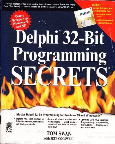 Delphi 32-Bit Programming Secrets (9781568846903) by Swan, Tom; Cogswell, Jeff