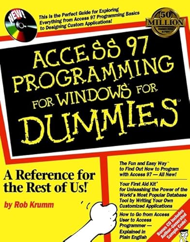 Beispielbild fr Access 97 Programming for Windows for Dummies zum Verkauf von WorldofBooks