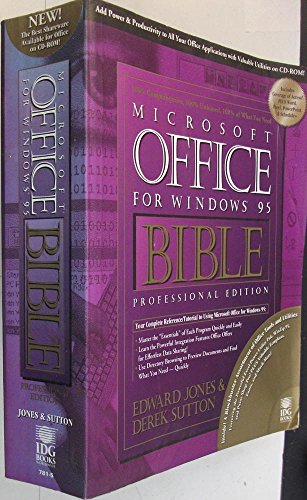 Imagen de archivo de Microsoft Office Bible for Windows 95 a la venta por Ergodebooks