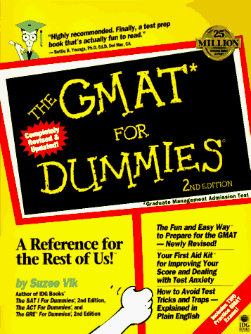 Stock image for The Gmat for Dummies (For Dummies Series) for sale by Hippo Books